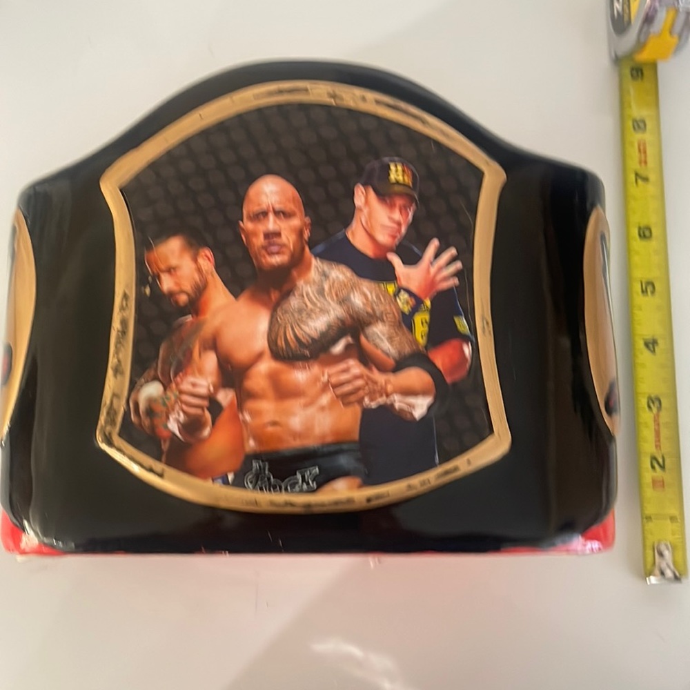 Collectible ceramic world wrestling bank